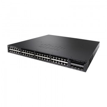WS-C3650-48PD-S Cisco Catalyst 3650 48*10/100/1000 Ethernet POE+ Ports - 2x10G Uplinks - Layer 3 switching - IP Base IOS -Managed