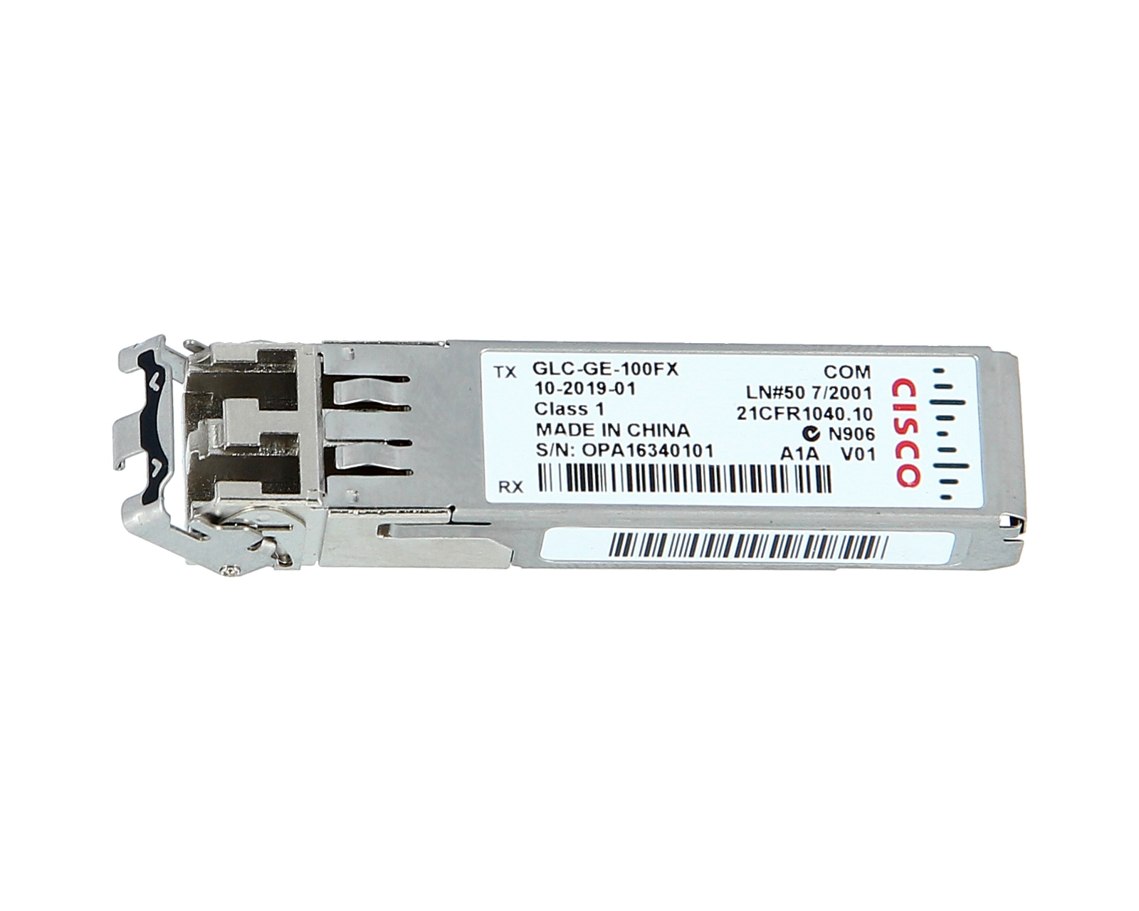 Cisco GLC-GE-100FX 100BASE-FX SFP for GE SFP Port - New