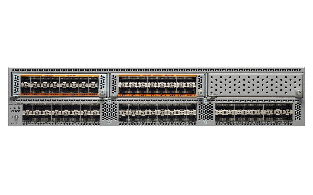Cisco N5K-C5596UP-FA Nexus 5000 Series 48P 10G SFP+ Switch