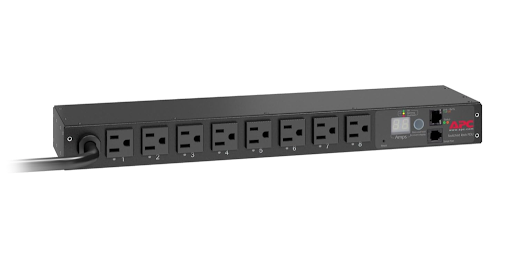 APC AP7900B Power Distribution Unit PDU with 8 x NEMA 5-15R Outlets 1U Horizontal Rack Mountable