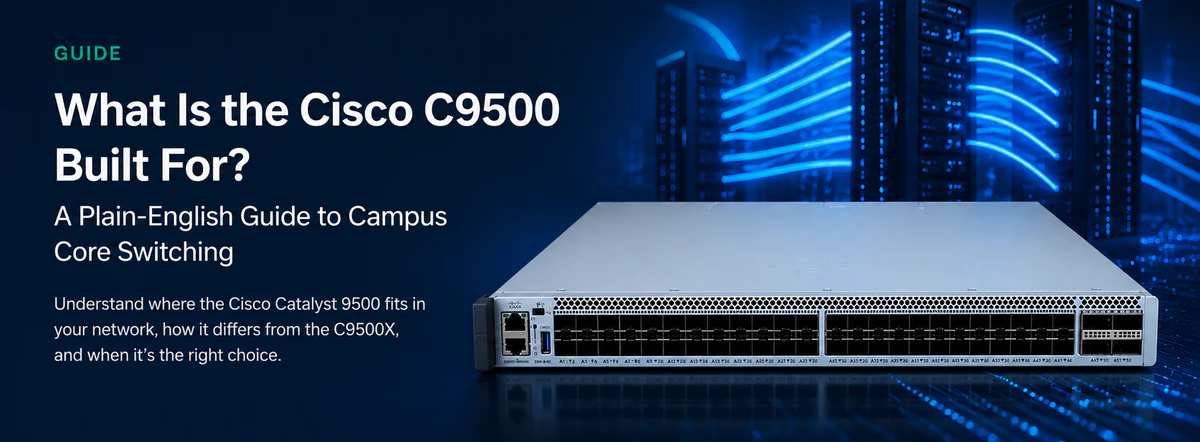 What Is the Cisco C9500 Built For? A Plain-English Guide to Campus Core Switching