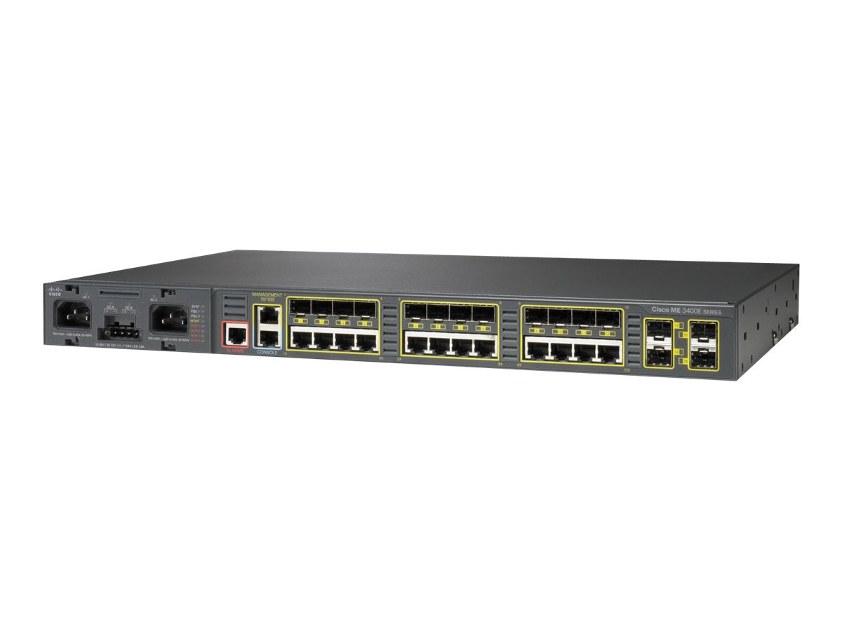 Cisco ME-3400EG-12CS-M 12-Port Gigabit or SFP 4x SFP Metro Switch ME34X-PWR-AC