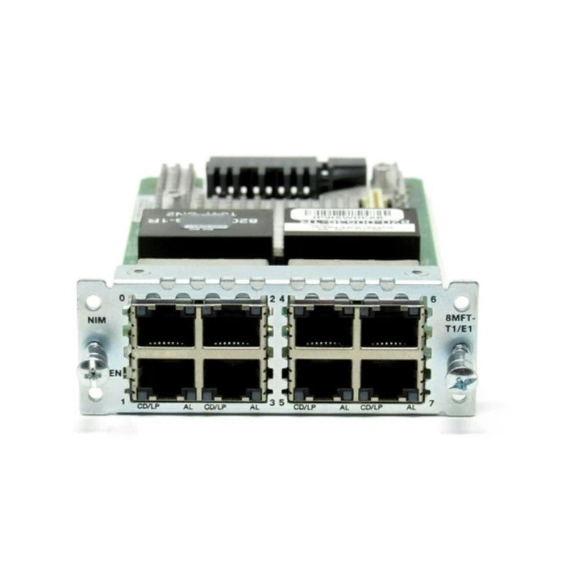 NIM-8MFT-T1/E1 Cisco Fourth-Generation Multi-flex Trunk Voice/Clear-channel Data T1/E1 Mod