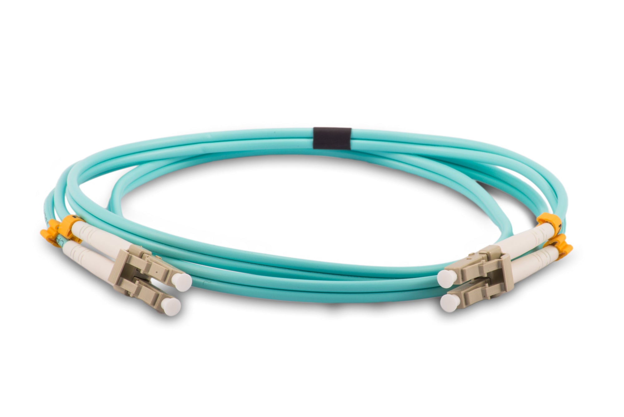 2M 10G Multimode OM3 Duplex LC to LC Fiber Optic Patch Cable - New