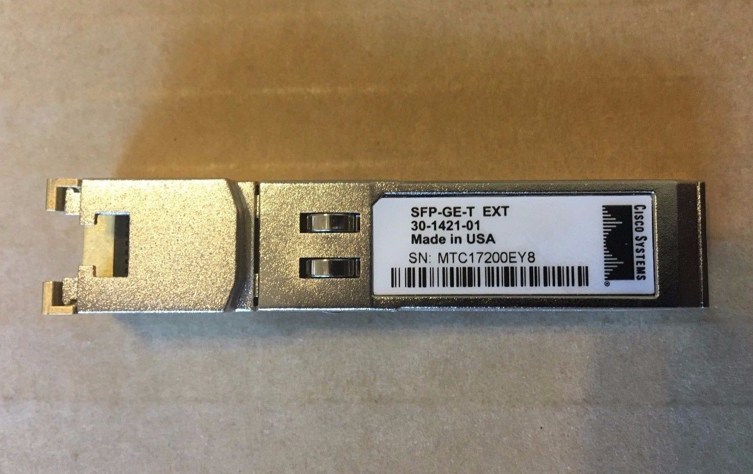 Cisco SFP-GE-T 1000BASE-T SFP Transceiver Module RJ-45