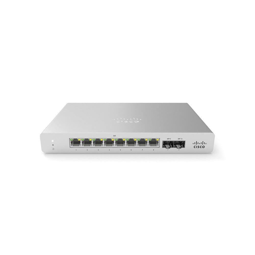 Cisco MS120-8LP-HW 8x 1GB PoE RJ-45 2x 1GB SFP Unclaimed Switch