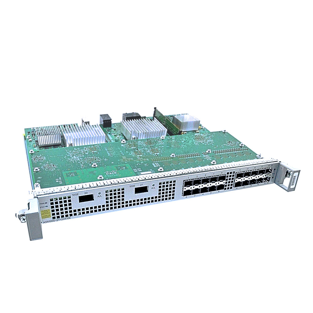 CISCO ASR1000-2T+20X1GE ASR 1000 SERIES 20X1G 2X10G ETHERNET LINE CARD - New