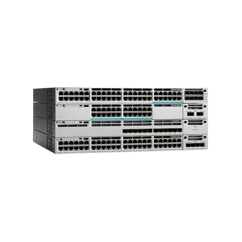CISCO C1-WS3850-48U/K9 48 PORT FULL POE+ SWITCH 1100WAC 3850 IP BASE - New