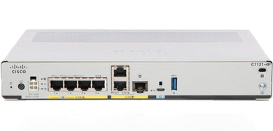 Cisco C1121-4P ISR 1100 4x GbE PoE+ 66W Dual WAN 650 Mbps IOS XE SD-WAN ...