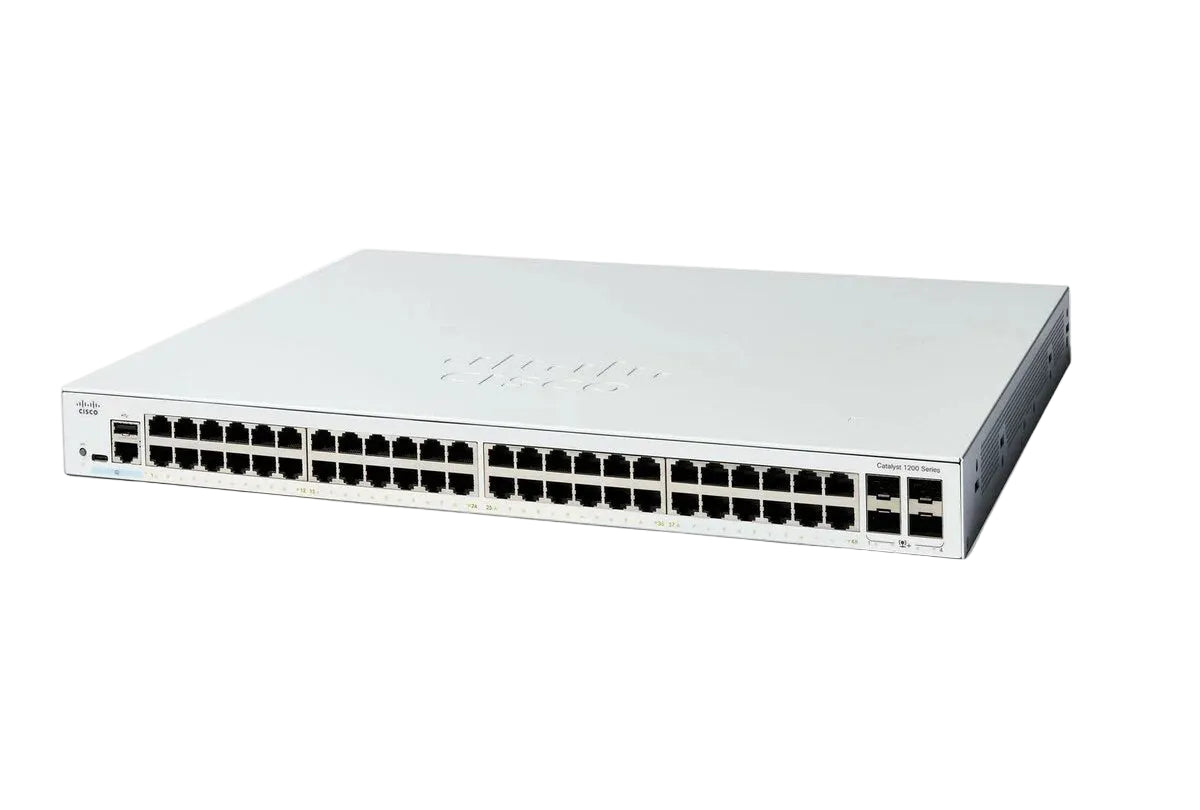 Cisco C1200-48T-4G Catalyst 1200 Series 48-Port Gigabit 4x SFP Uplink 104Gbps Smart Switch