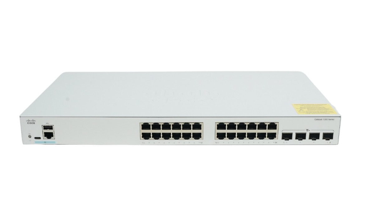 Cisco C1300-24T-4G Switch L3 managed 24 x GE + 4 x SFP - rack-mountable