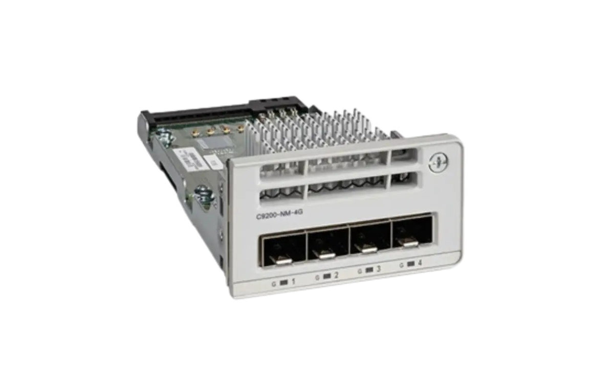 Cisco C9200-NM-4G Catalyst 9200 4-Port 1G SFP Hot-Swappable Uplink Network Module - New