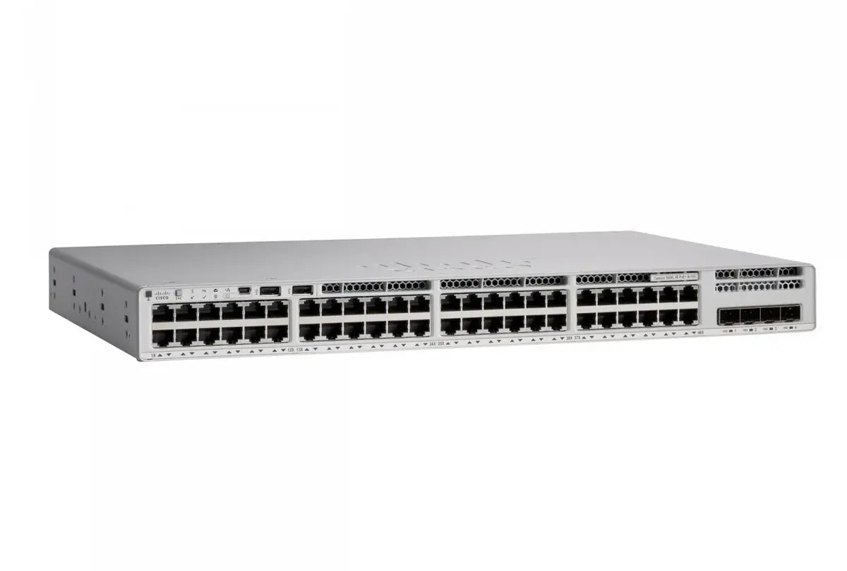 Cisco C9200L-48P-4X-A Catalyst 9200L 48-Port PoE+ 740W 4x10G 176Gbps Energy Star Switch