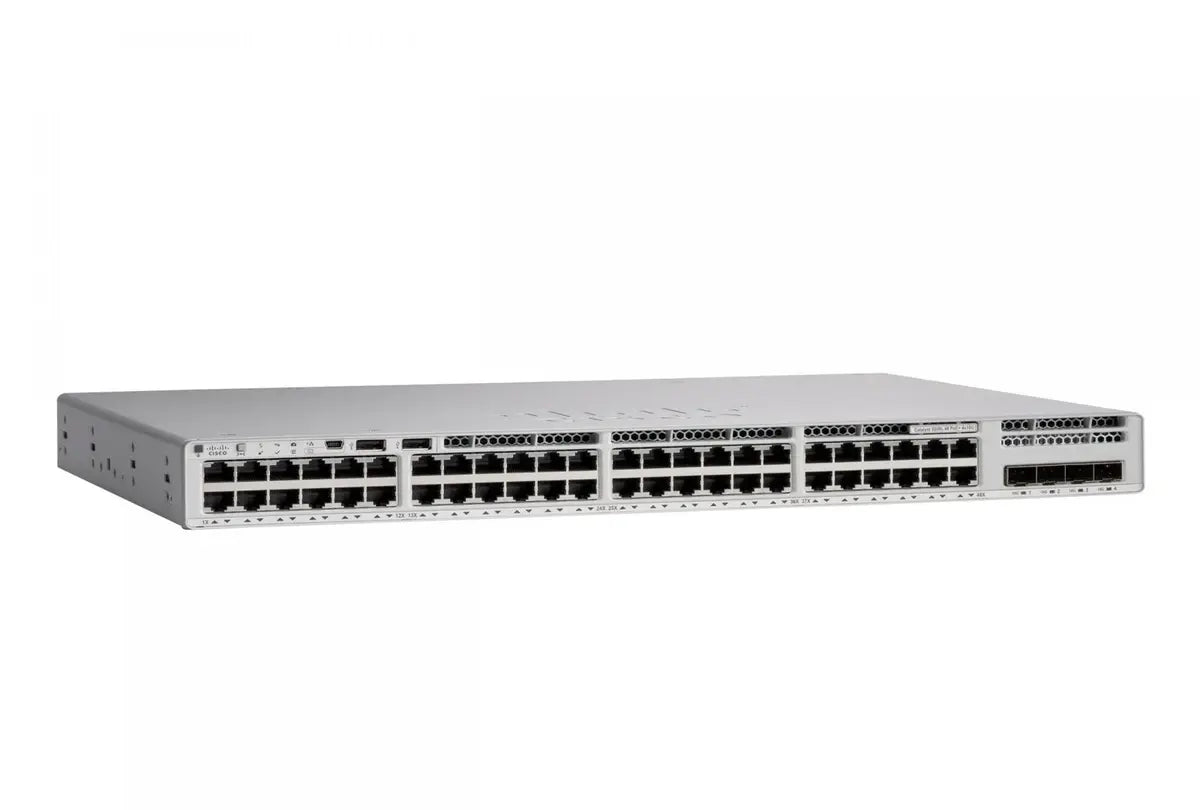 Cisco C9200L-48PXG-4X-A Catalyst 9200L 12x mGig 36x GE PoE+ 740W 4x10G 392Gbps L3 Switch