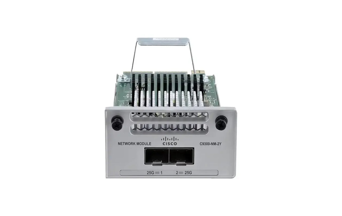 Cisco C9300-NM-2Y Catalyst 9300 2x 1/10/25G SFP28 50 Gbps Hot-Swap Network Module