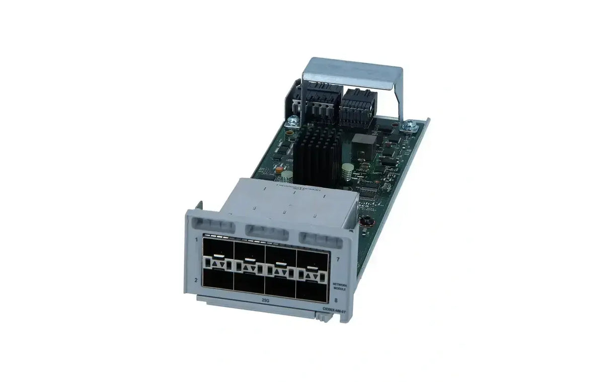 Cisco C9300X-NM-8Y Catalyst 9300X 8x 25G/10G/1G SFP28 Multi-Rate Uplink Network Module - New