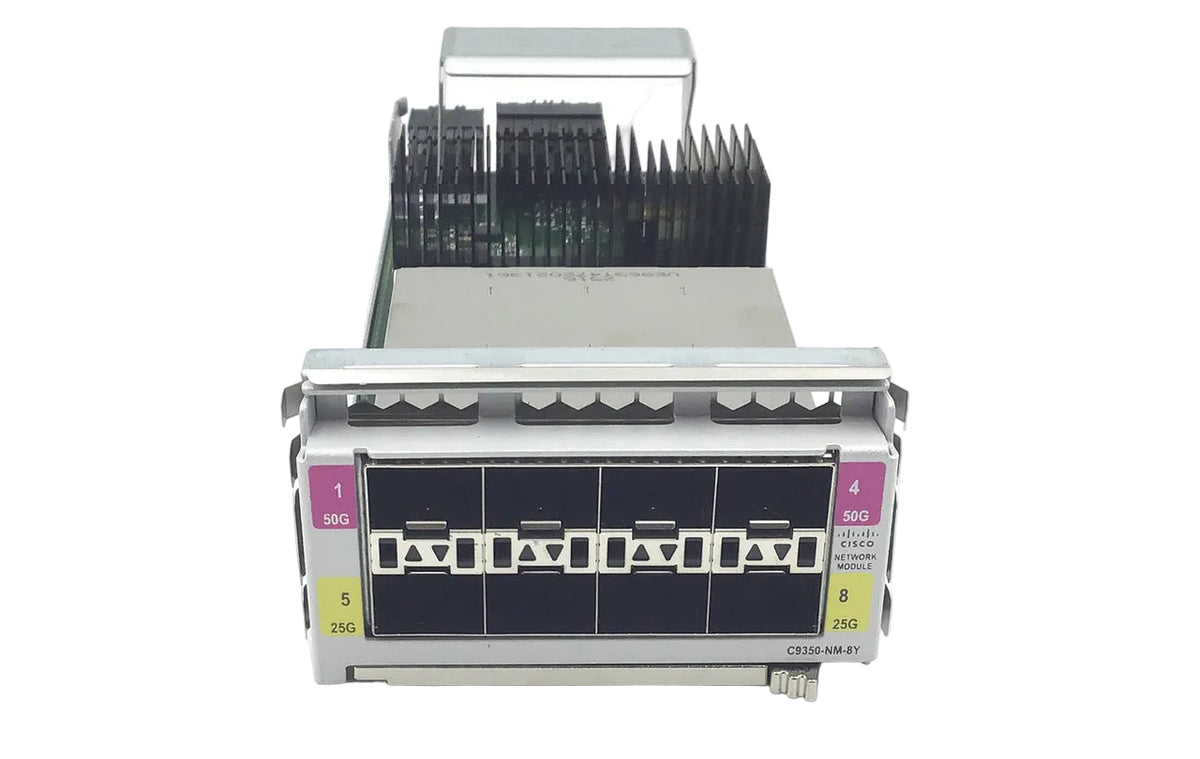 Cisco C9350-NM-8Y Catalyst 9350 8x 25G/10G/1G or 4x 50G SFP56 200 Gbps Uplink Network Module