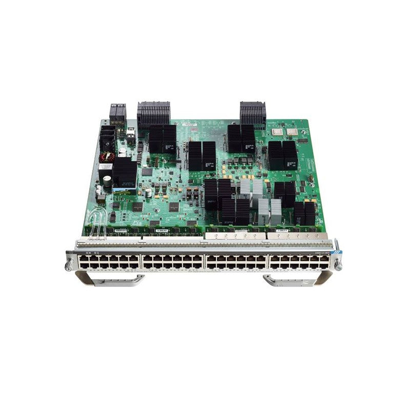 CISCO C9400 C9400-LC-48UX 24 PORT MGIG + 24 10/100/100 UPOE SWITCH MODULE USED