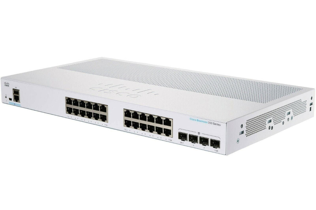 Cisco CBS350-24FP-4X Business 350 24-Port Full PoE+ 370W 4x 10G SFP+ Switch