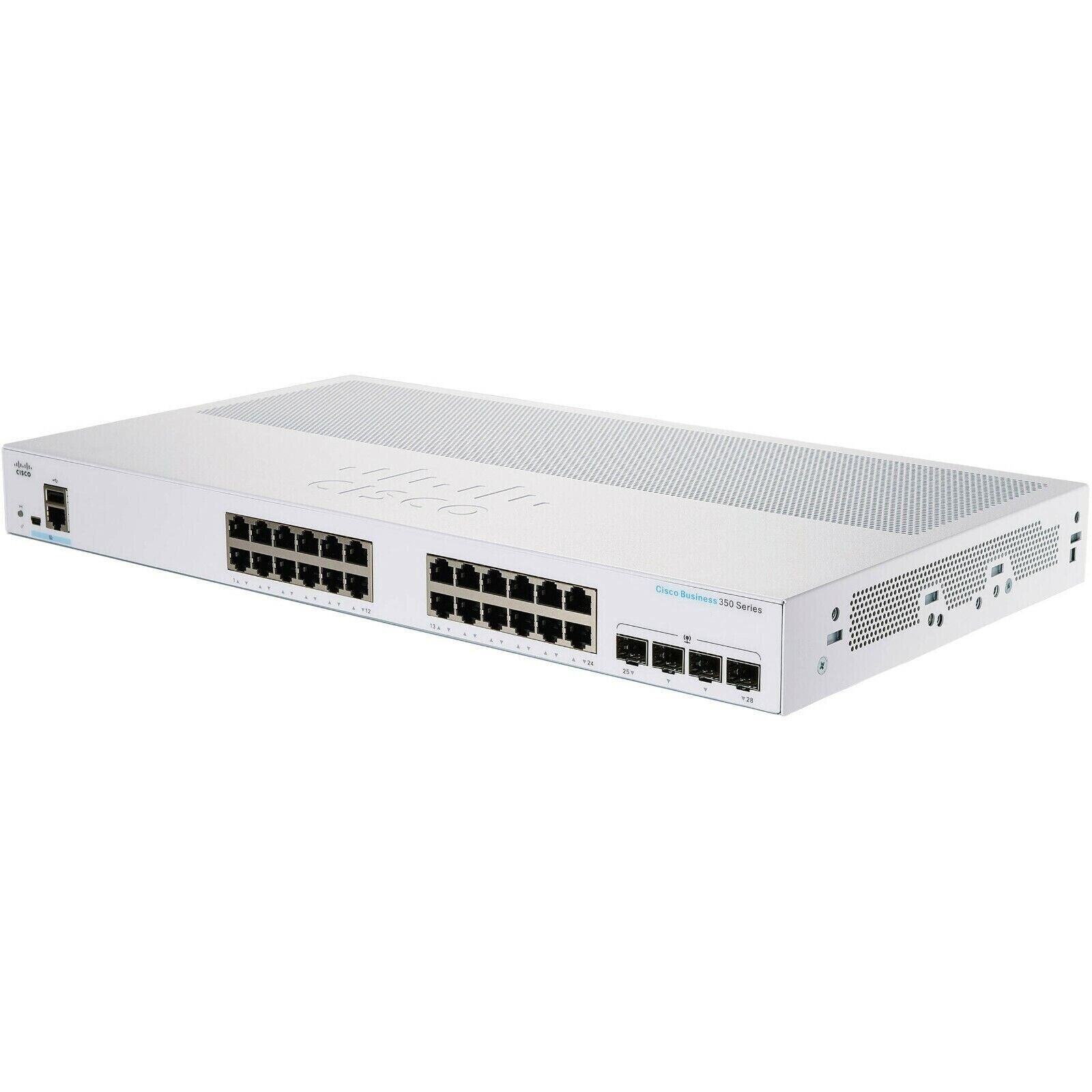 Cisco CBS350-24FP-4X 350 Business Series 24-Port Ethernet Switch - New