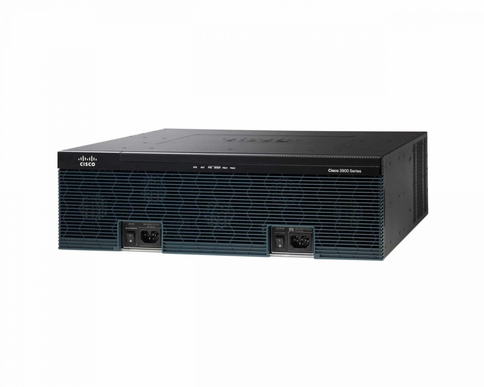New CISCO3945E-V/K9 Cisco 3945E Voice Bundle, PVDM3-64, UC License PAK