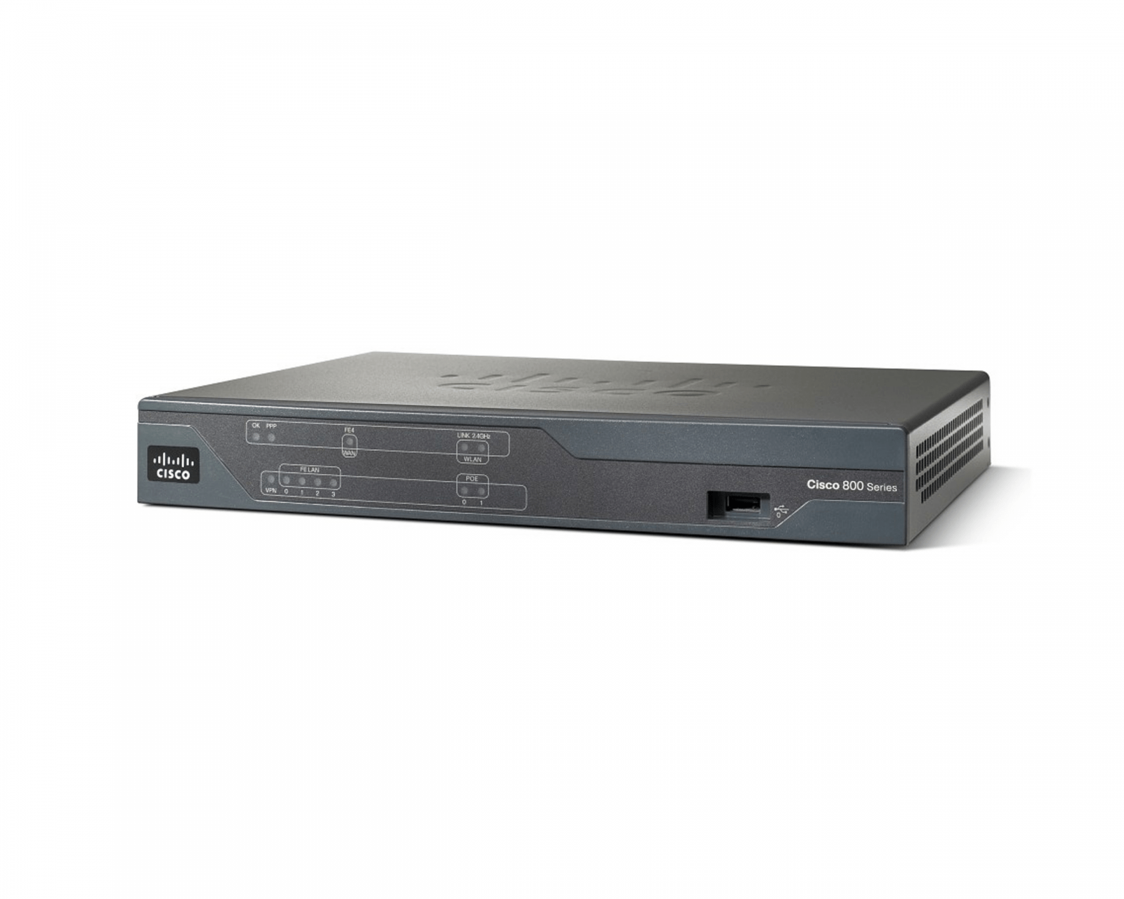 C881SRST-K9 Cisco SRST881 ENet FXS - FXO Sec Router - New