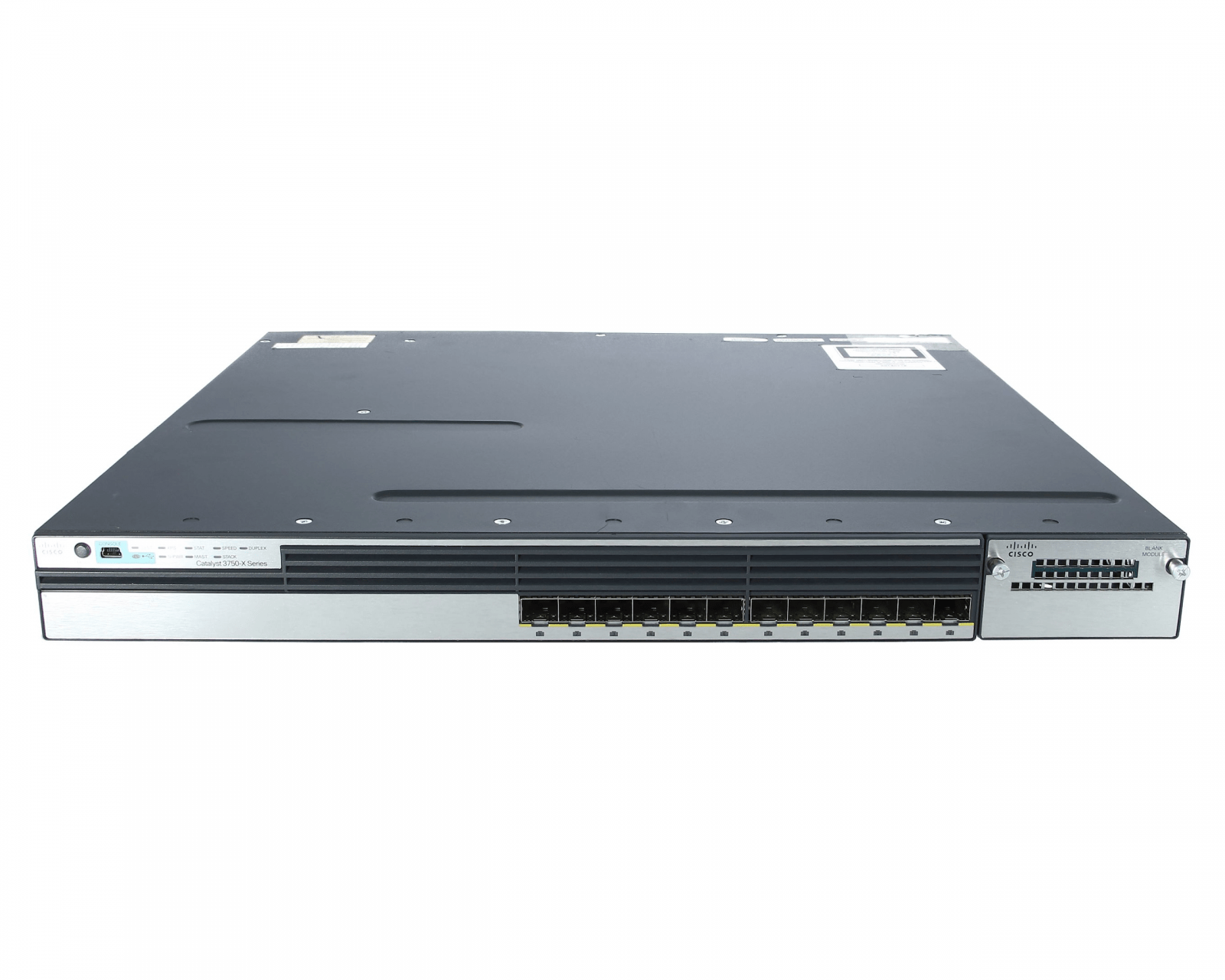 Cisco WS-C3750X-12S-S Catalyst SFP Switch 3750X 12 Port GE SFP IP Base - New