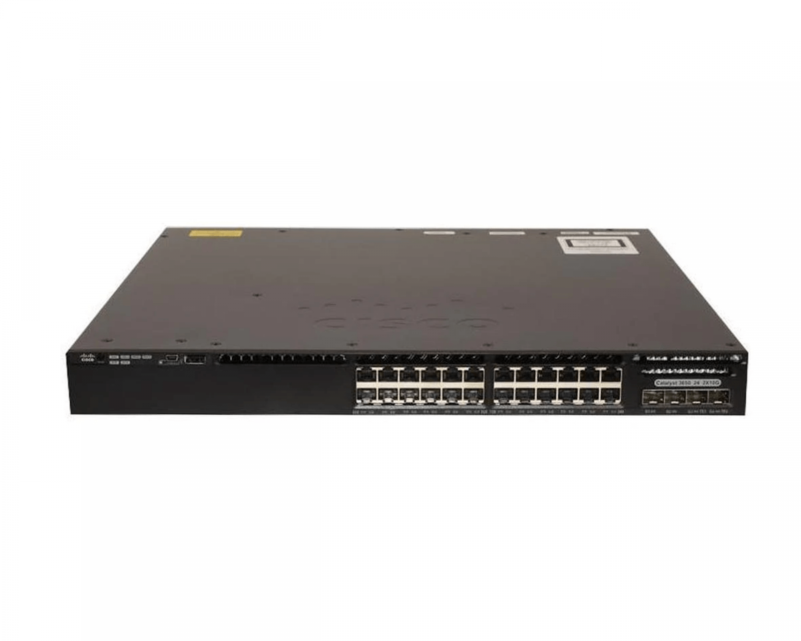 Cisco WS-C3650-24TS-E 24 Port Gigabit PoE IP Services Switch 4x1G Uplink - New