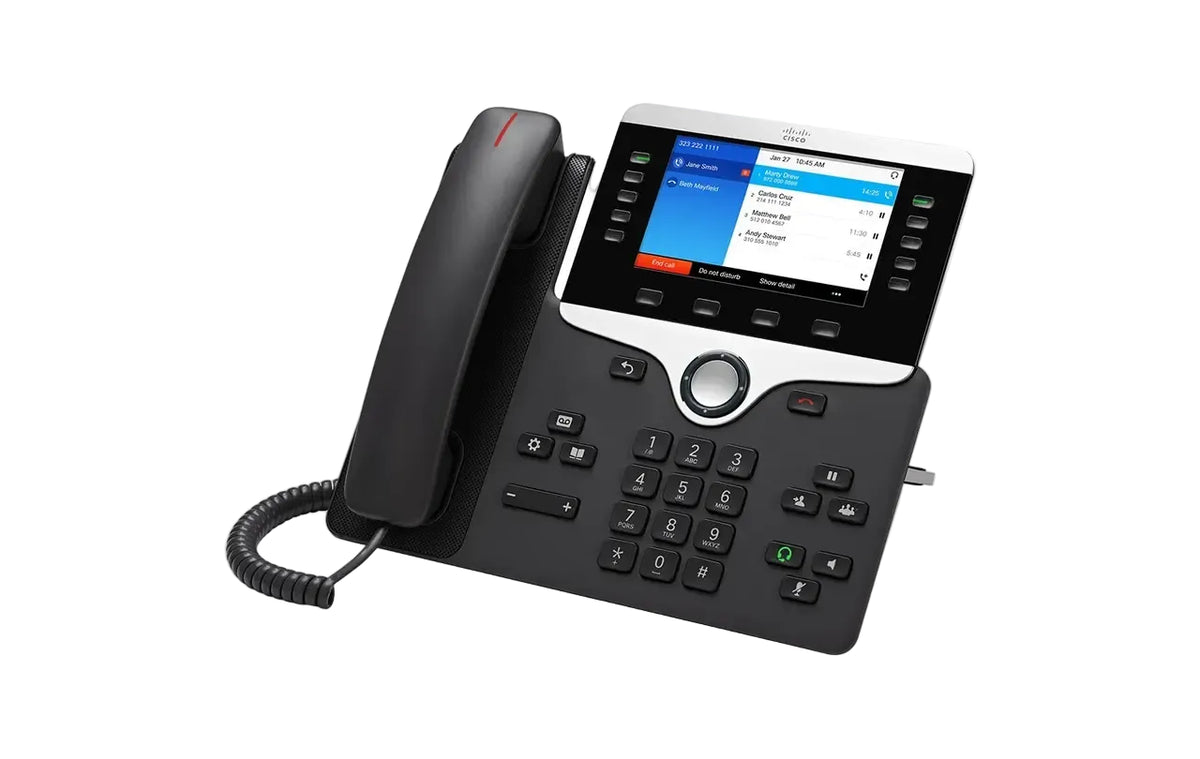 Cisco CP-8851-K9 8800 IP Phone 8851 5-Line 5-Inch VGA Color Display Bluetooth Wideband PoE