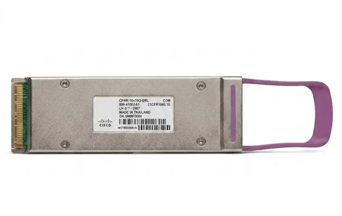 Cisco CPAK-10X10G-ERL 100G CPAK 10x10G-ERL 1550nm 25km SMF G.652 MPO/MTP DDM Transceiver