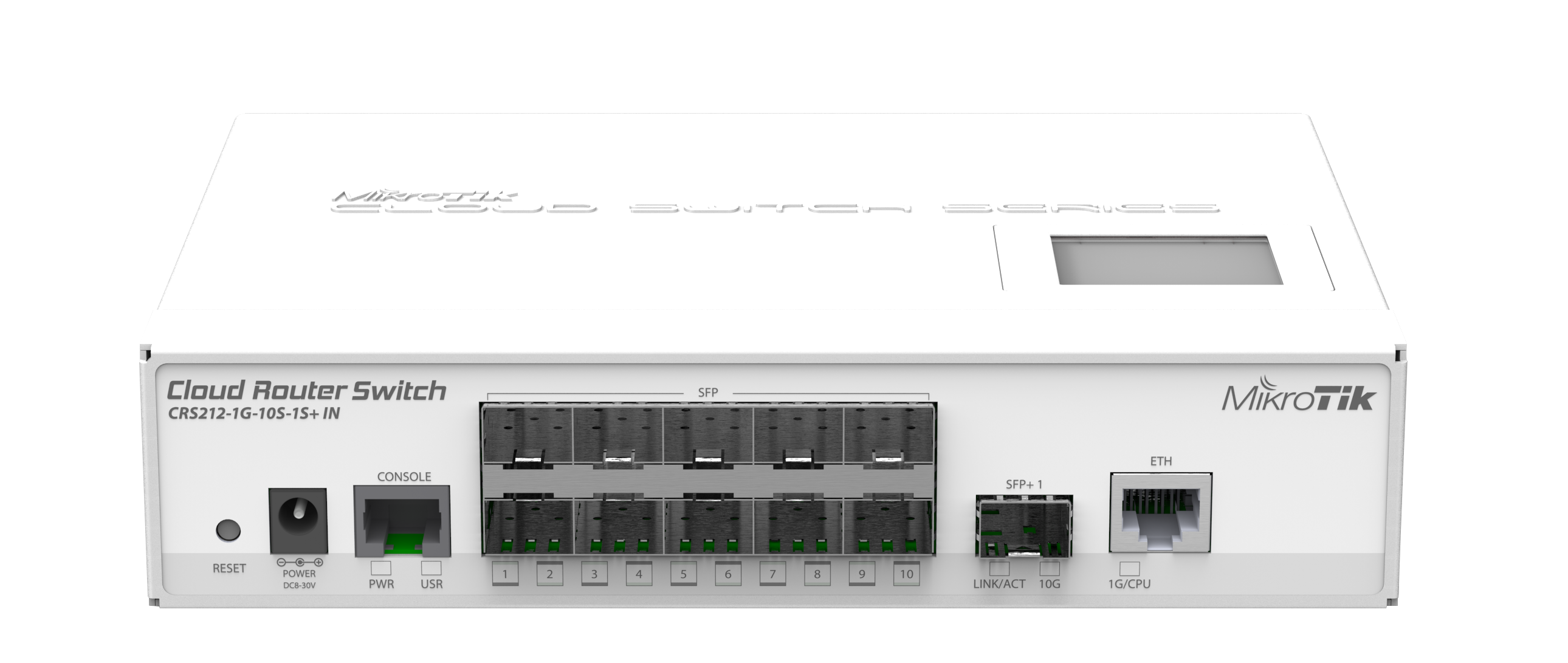 MikroTik CRS212-1G-10S-1S+IN 12-Port Cloud Router Layer-3 Switch 1×1G + 10×SFP + 1×SFP+