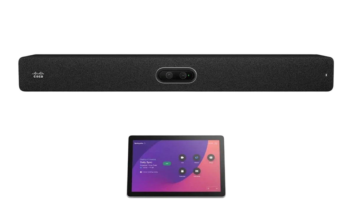 Cisco CS-BAR-T-C-K9 Room Bar 12MP 120-Degree Carbon Table Navigator Video Conferencing System - New