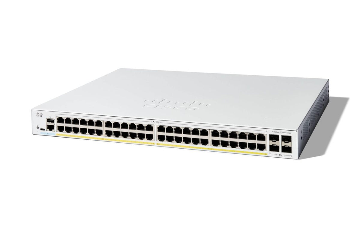 Cisco C1300-48FP-4X Catalyst 1300 48-Port GbE PoE+ 740W 4x 10G SFP+ Managed Switch - New