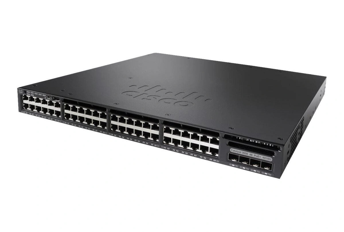Cisco WS-C3650-48TD-E 3650 48-Port 1GbE, 2x10G SFP+ Switch