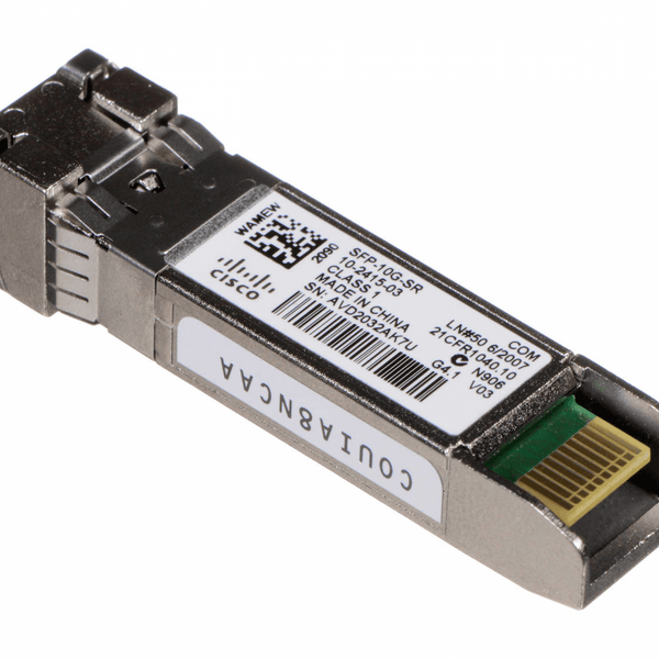 Cisco SFP-10G-SR 10G SFP+ Module - 850nm, 300m Range, LC Connector For Multimode Fiber 7 thumbnail image