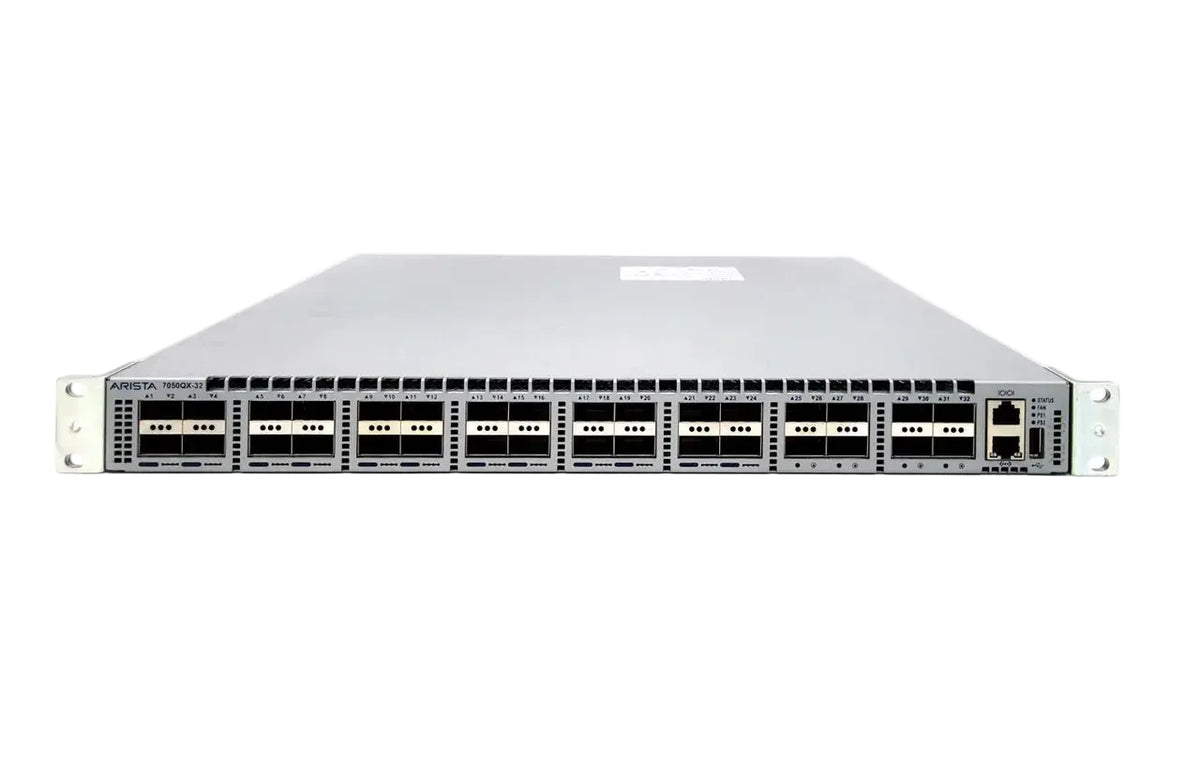 Arista DCS-7050QX-32-F 7050X Series 32-Port 40GbE QSFP+ 2.56Tbps Cut-Through Data Center Switch