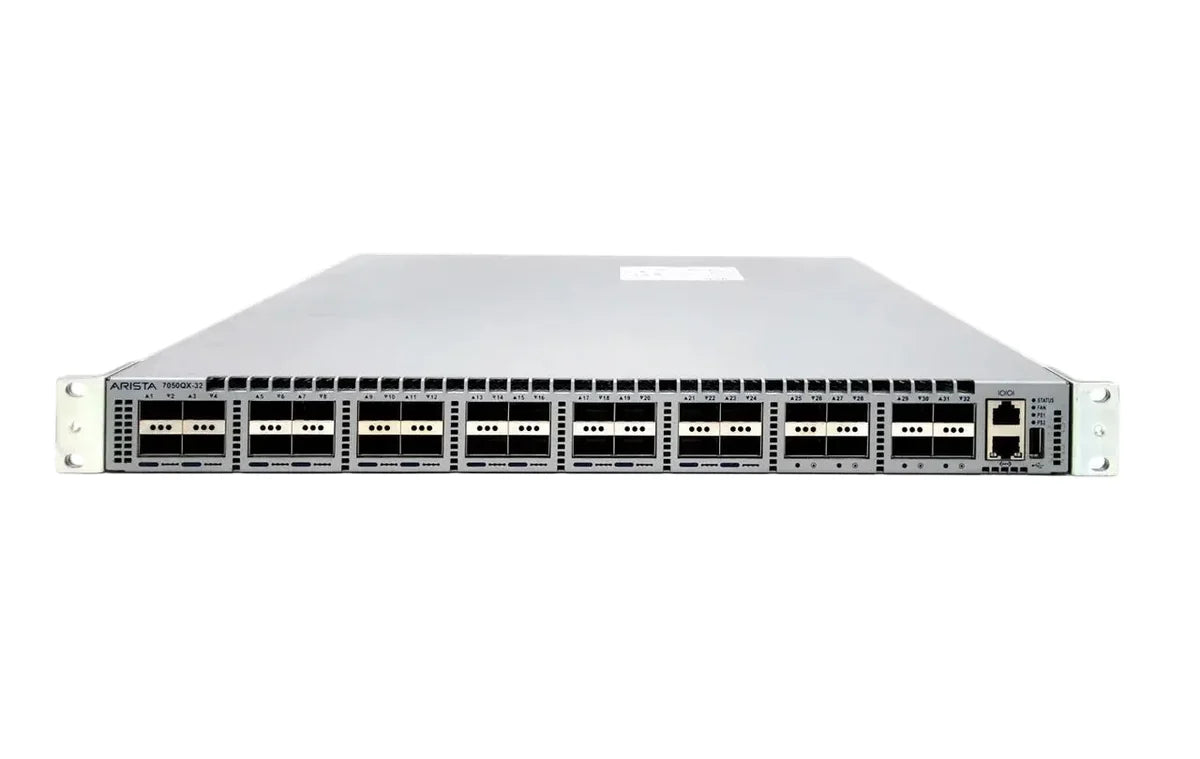 Arista DCS-7050QX-32-R 7050QX 32-Port 10G/40G QSFP+ 1RU Low Latency Data Center Switch