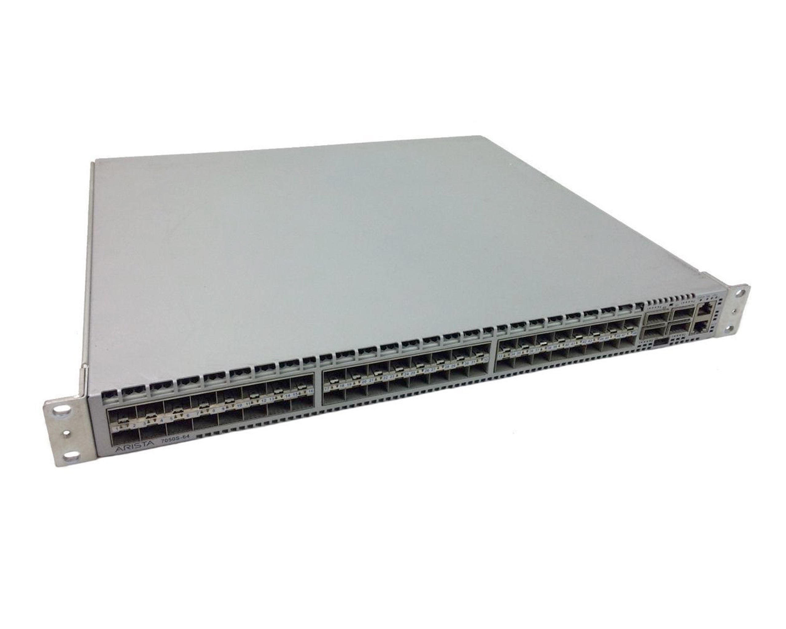 ARISTA DCS-7050S-64-R Front to Back Airflow 48XSFP+ & 4XQSFP+ SWITCH W/ 2 AC