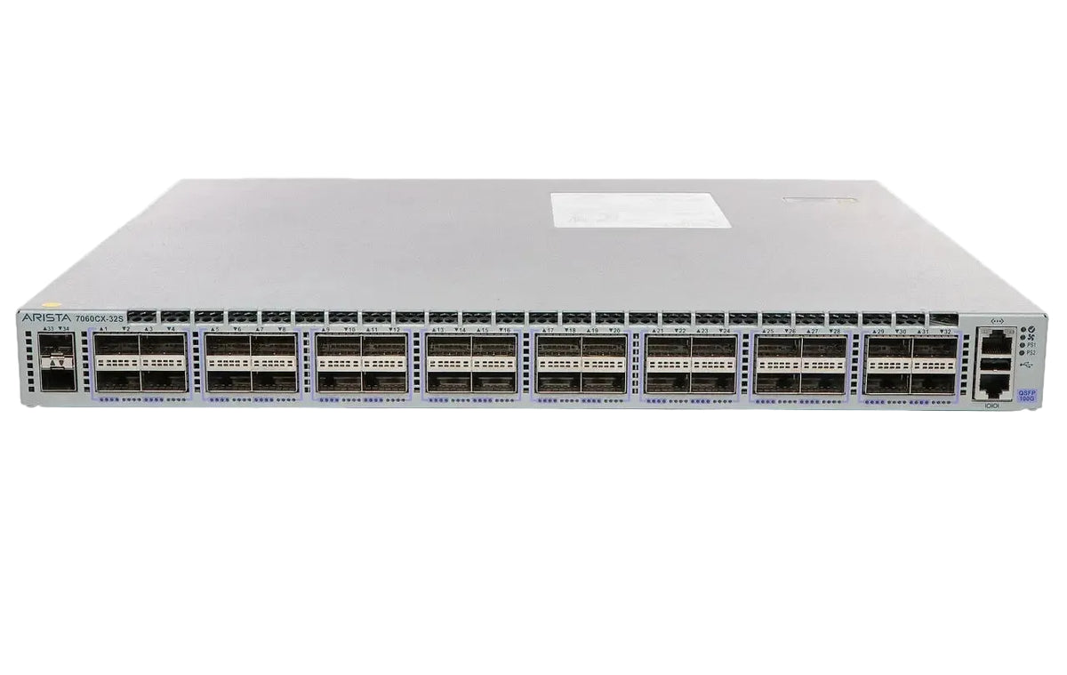 Arista DCS-7060CX2-32S-F 7060X2 Series Front-to-Rear 32-Port 6.4Tbps IEEE 25GbE Switch