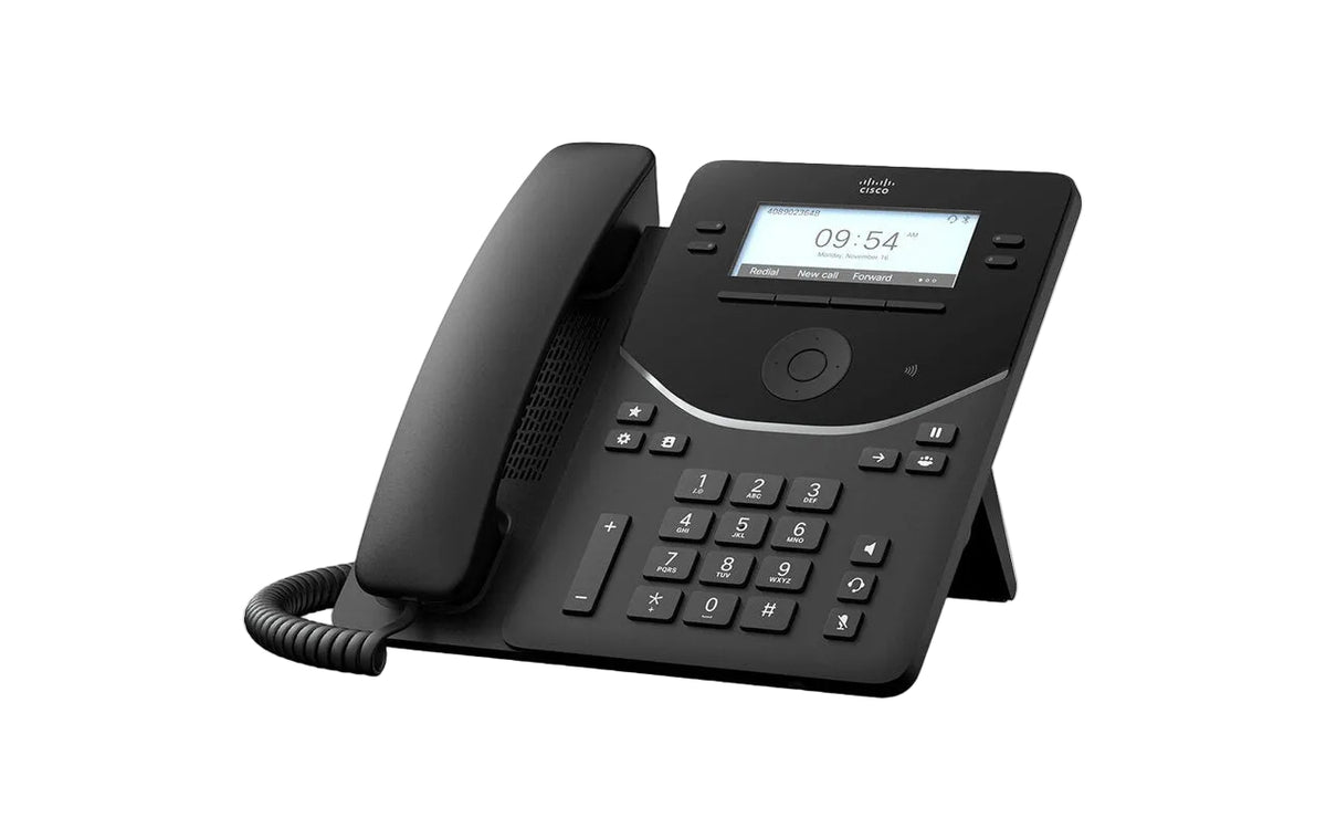 Cisco DP-9841-K9 Desk Phone 9800 Series 4-Line 3.5" Grayscale GbE PoE VoIP Phone