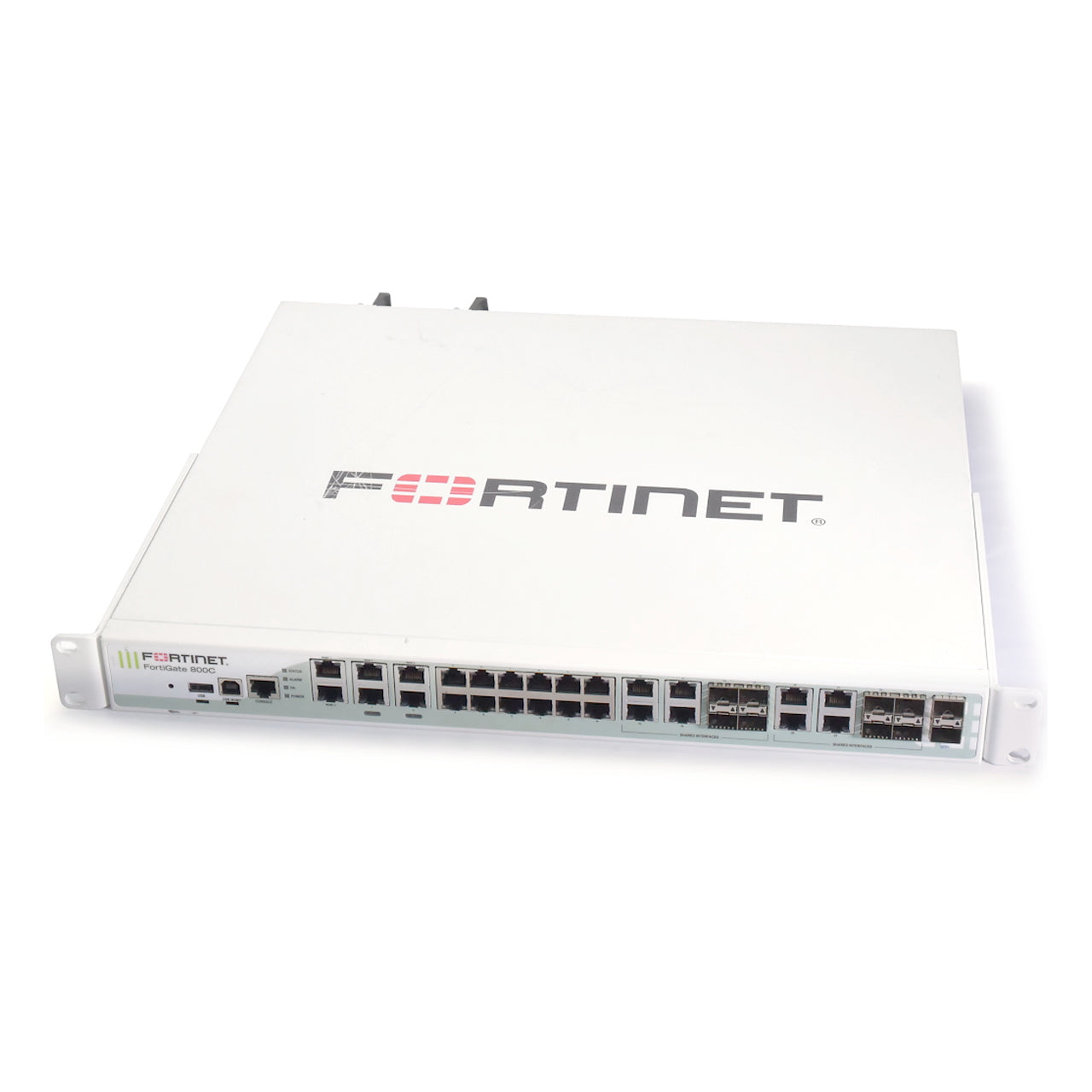 FORTINET FORTIGATE 800C FG-800C UTM FIREWALL 2X 10GE SFP+ 12X GE RJ45 8X SHARED
