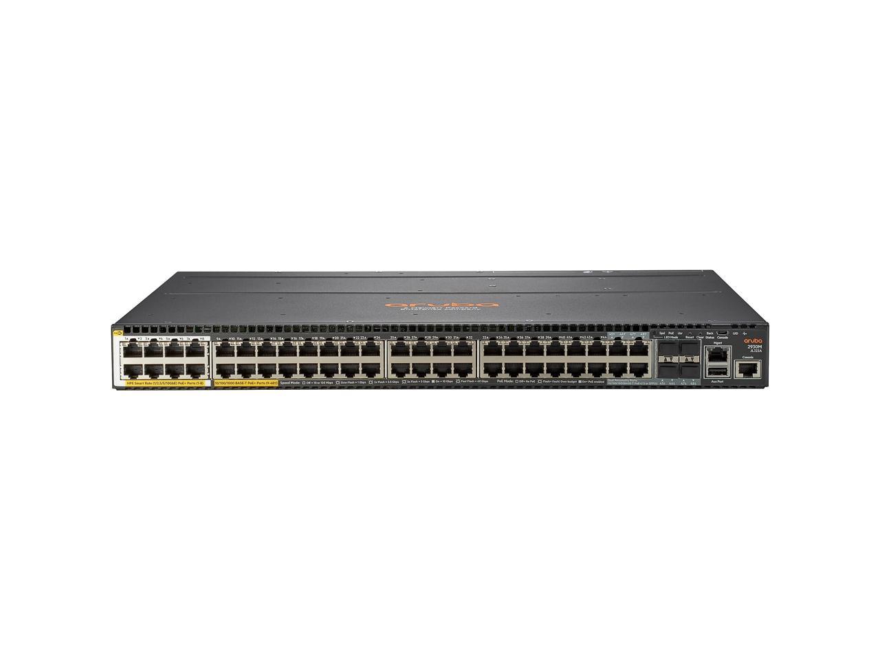 HPE JL323A Aruba 2930M 40G 8 HPE Smart Rate PoE+ 1-Slot Switch