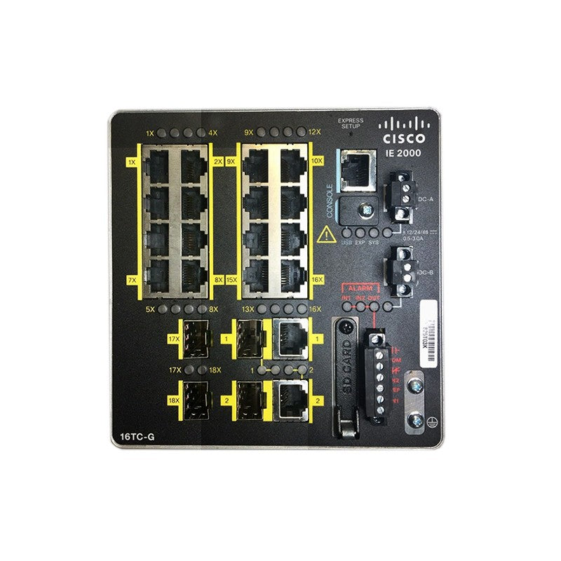NEW CISCO IE-2000-16TC-G-E INDUSTRIAL NETWORK SWITCH MANAGED FAST ETHERNET
