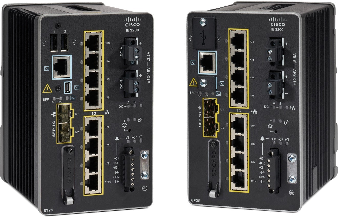 Cisco IE-3200-8T2S-E 8x1GB RJ45 2x1G SFP Rugged Series Switch - New