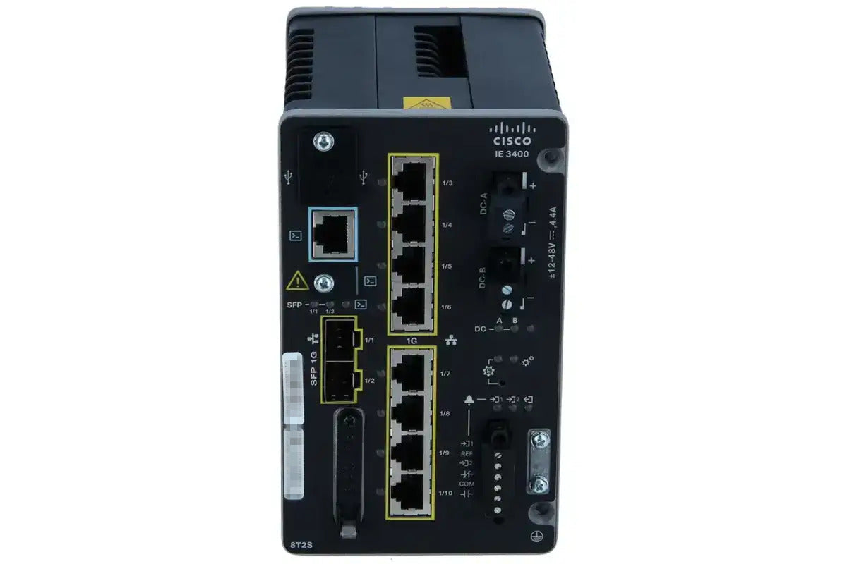 Cisco IE-3400-8T2S-E Rugged Series 8x 10/100/1000 - 2x Gigabit SFP Switch - New