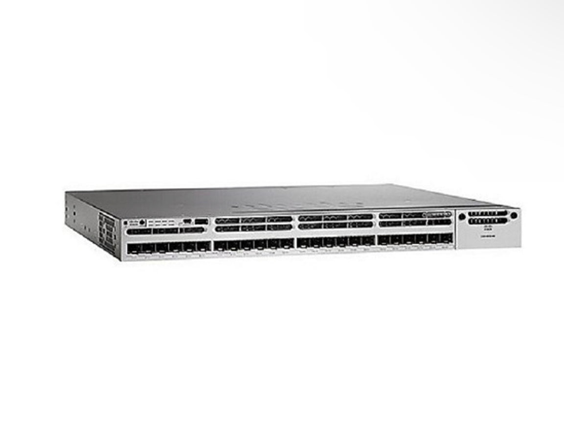 Cisco WS-C3850-24XS-E IP Services Switch 24 SFP+ Ethernet Ports 715WAC PWR - New