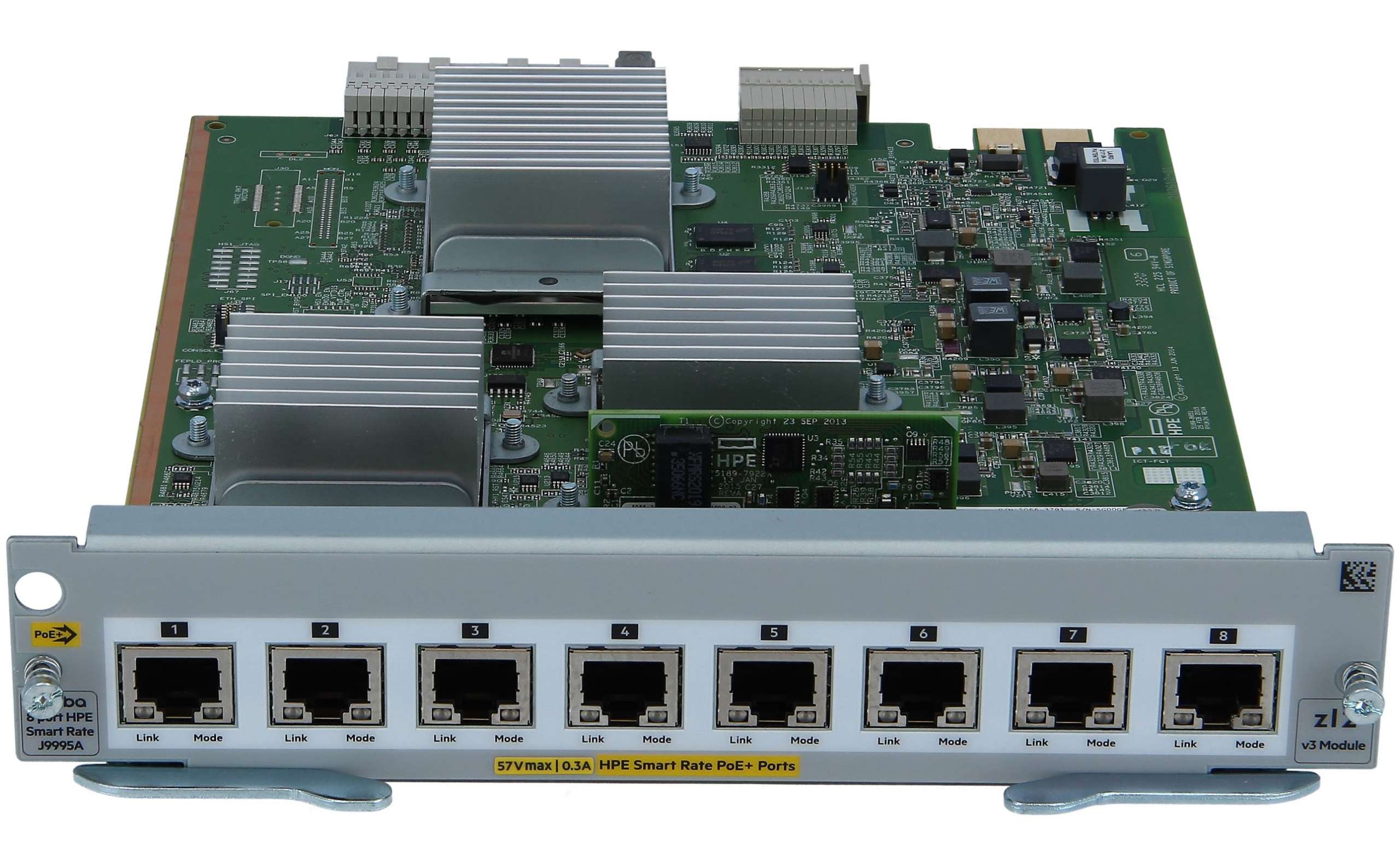 HPE J9995A - 5400R 8-Port 1/2.5/5/10GBASE-T PoE+ v3 zl2 Module - New