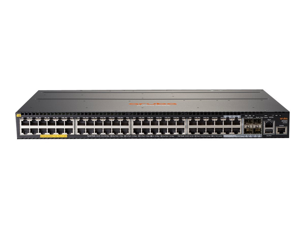 HPE JL322A Aruba 2930M 48 port Gigabit PoE+ Switch - New