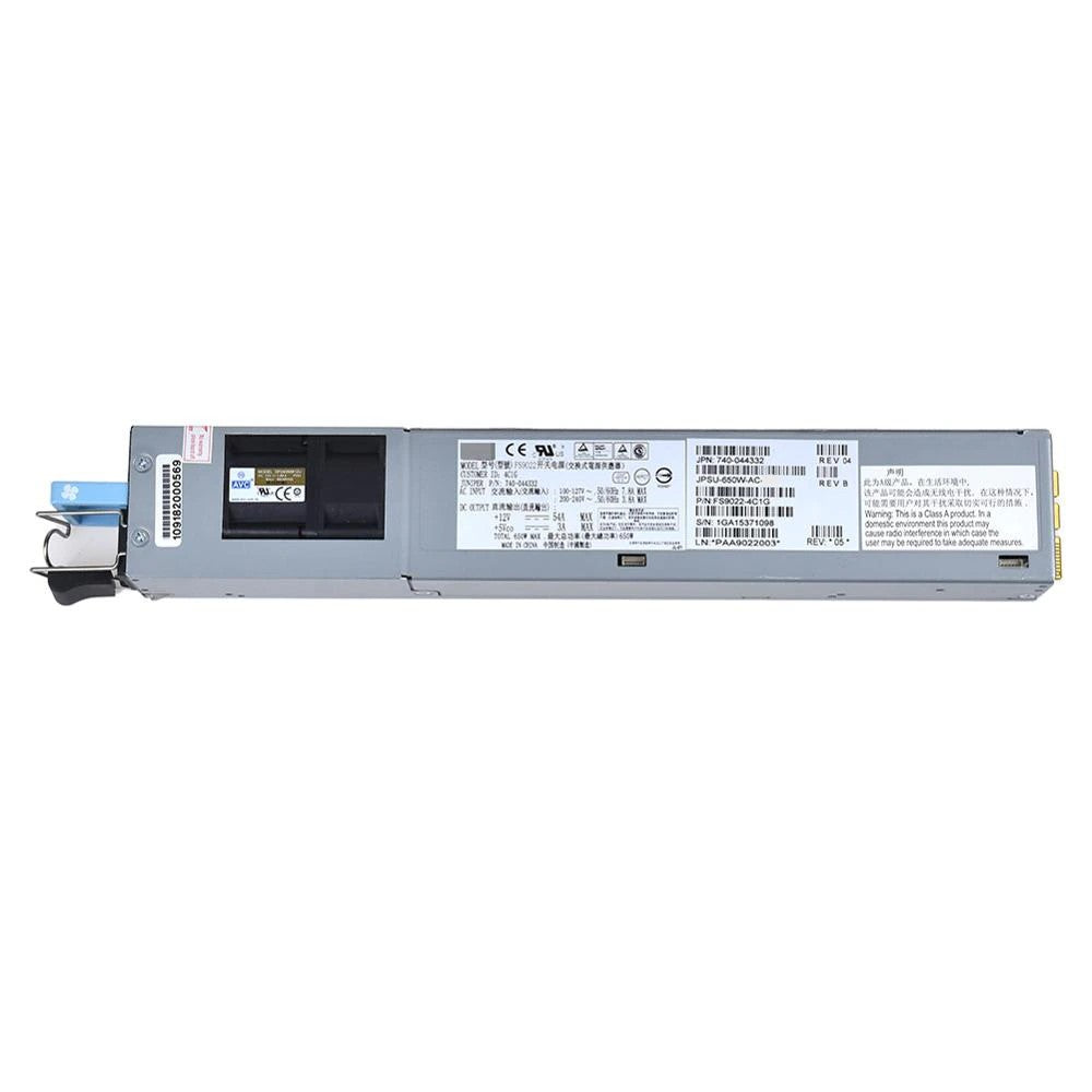 Juniper JPSU-650W-AC-AFO 650W AC Power Supply - Side Airflow Exhaust - New