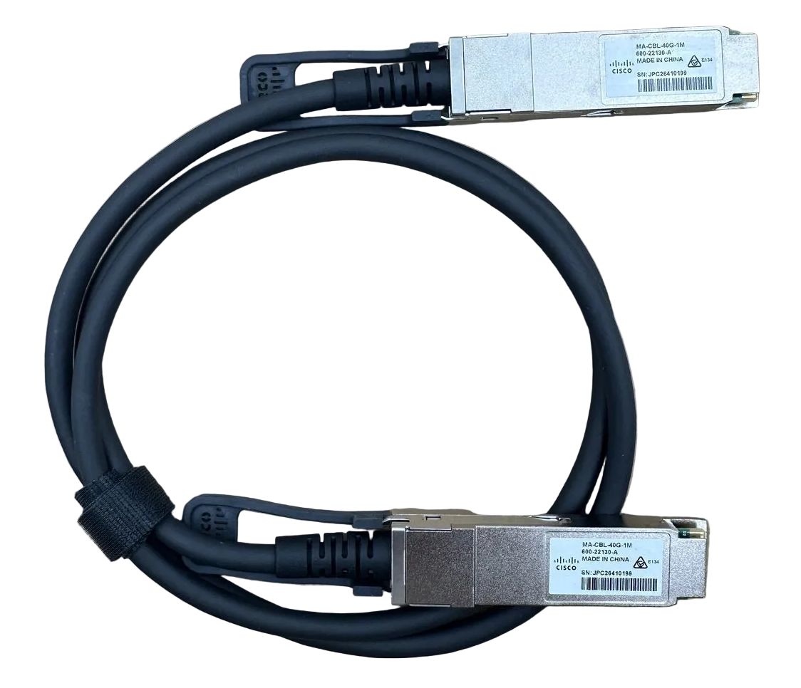 Cisco Meraki MA-CBL-40G-1M 40GBASE-CR4 QSFP+ 1m Passive Twinax DAC Switch Stacking Cable